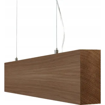 Závěsné LED svítidlo Wood hnědé dubové 60 cm 1 zdroj LED 24W