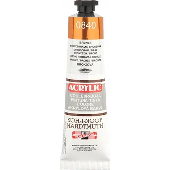 Vodová barva AKRYLOVÉ BARVY hnědá metalická 40ml v tubě KOH-I-NOOR metalická BARVA DEKORATIVNÍ