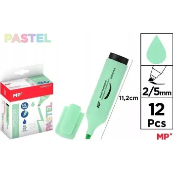 Zvýrazňovač Fluorescenční Zvýrazňovač 2-5mm zelený 12 Ks