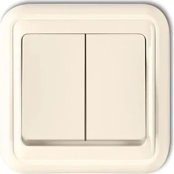 vypínač 1WPT-2 Béžová svorkovnice pro lustry/světla 16A IP20 Karlik Liza