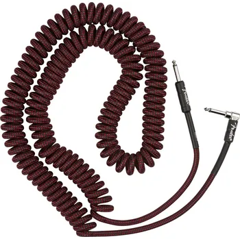 Příslušenství ke zvukové technice Fender Professional 30' Coil Cable Red Tweed + prodloužená záruka 3 roky