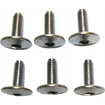 Pedál na kolo Shimano šrouby pro kufry SPD-SL dlouhé M5x13.5mm 6 Ks