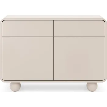 Komoda Komoda 108 cm kašmír, skříňky a zásuvky, moderní a elegantní