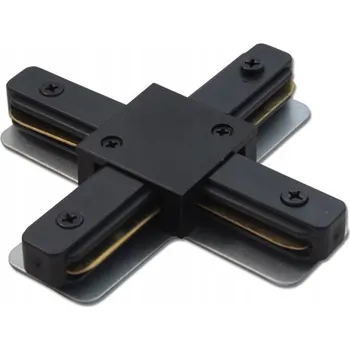 Bodové svítidlo Kolejnicový systém HQ, Úhlový konektor typ + 1F ČERNÁ