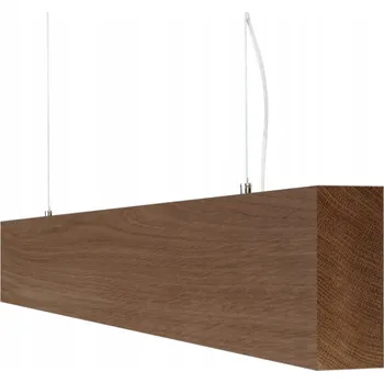 LED závěsné svítidlo Wood hnědé dubové 90 cm 1 světelný bod