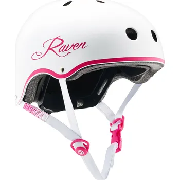 Cyklistická přilba RAVEN Přilba Raven Essto M BÍLÁ|RŮŽOVÁ