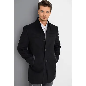 Pánský zimní kabát Pánský kabát dewberry dewberry černá 1330864