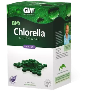 Doplněk stravy BIO Chlorella Green Ways, 330 g
