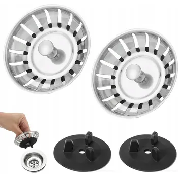 sítko a zátka do dřezu Zátka sítko košíček do dřezu TEKA IKEA FRANKE 2x