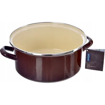 Hrnec Hrnec SMALTOVANÝ pro vaření tradiční na plyn indukci 24 cm 4L