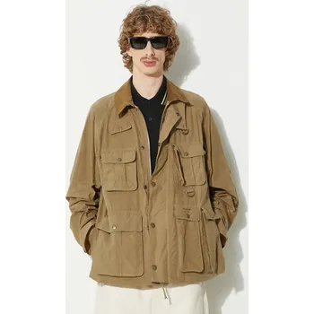 Bavlněná bunda Barbour Modified Transport Casual MCA0966 béžová 80X, vel. XL