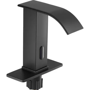 Vodovodní baterie Vevor Bezdotyková umyvadlová baterie, senzor, teplá/studená, 9.5 mm, černá