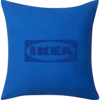 Polštář IKEA AURTIENDE Dekorační povlak na polštář modrý 50x50 cm Bavlna