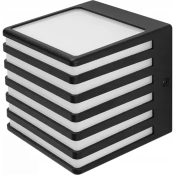 Venkovní osvětlení Venkovní nástěnné svítidlo zahradní lampa objímka GX53 LED fasádní ČERNÁ