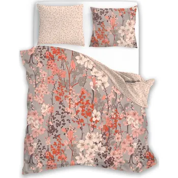 Povlečení Bavlněné povlečení FLOVERY 003 220x200 cm + 2x 70x80 cm vícebarevné