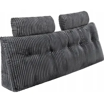 Polštář Čtecí Polštář 151x20,5x53CM Kožený Polštář na opěrku hlavy měkký