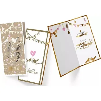 Obraz Přání ke Svatba, výročí, 11 x 22 cm