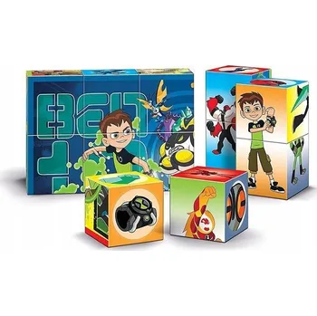 ostatní stavebnice Ben 10 stavebnice s obrázky, 12 dílků, Cartoon Network