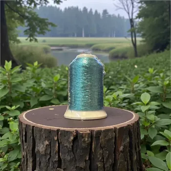 Nit VÁZACÍ NIT NA OČKA -METALICKÁ 50M KONCOVÁ BLUE TYRKYS A