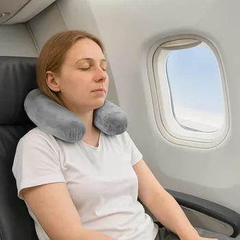 Bytový textil Polštář s polštářem Šedá 27 x 27 x 8,5 cm samet