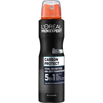 Kosmetika L´Oréal Paris Men Expert deospray Carbon Ice 5v1, 150 ml - originál z Německa