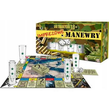 Desková hra Společenská párty hra s panáky MANÉVRY 1