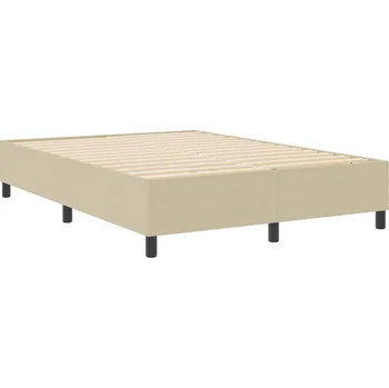 Postel vidaXL Rám platformy Šedozelená 160 x 200 cm textil [3337421]