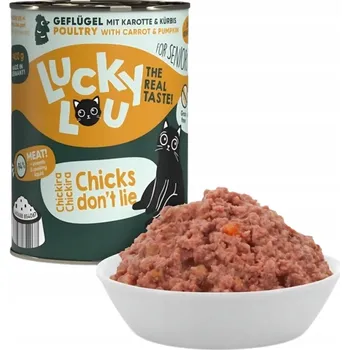 Krmivo pro kočku Lucky Lou Lifestage Senior Drůbeží konzerva 400g