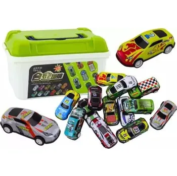 autíčko Sada autíček v kufříku, 30 ks Auta