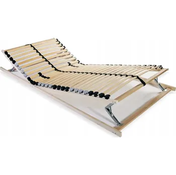 Postelový rošt Nastavitelný lamelový rošt 195 x 90 x 9 cm, bukový s březovými lamelami