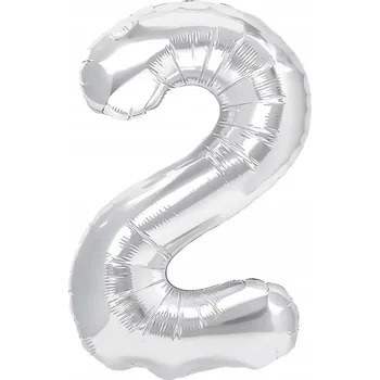 Balónek Šedý balónek s číslice 1 ks