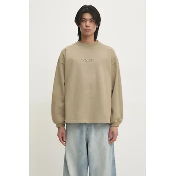 Dámská mikina Mikina VETEMENTS Oval Logo Cropped Boxy, L, béžová, 80X