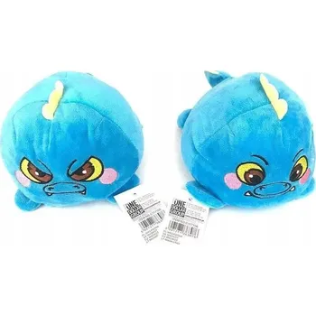 plyšák PLYŠOVÁ HRAČKA OBOUSTRANNÁ OTOČNÁ VESELÁ SMUTNÁ 2V1