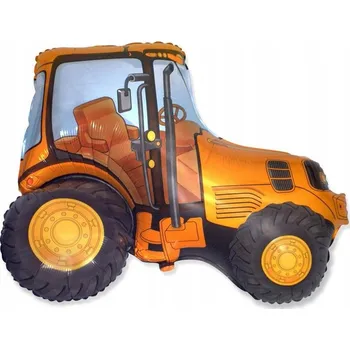 Balónek Fóliový balónek 24 FX - Traktor (oranžový), balený