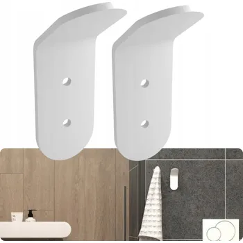 Věšák Háček na hmoždinky NewOps bílý