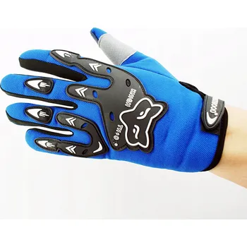 Moto rukavice MOTOCYKLOVÉ RUKAVICE FOX - MODRÉ - VELIKOST M