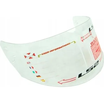 Helma na motorku PLEXI NA PŘILBU LS2 FF366, FF368 ČIRÉ S ÚPRAVOU PROTI ZAMLŽOVÁNÍ