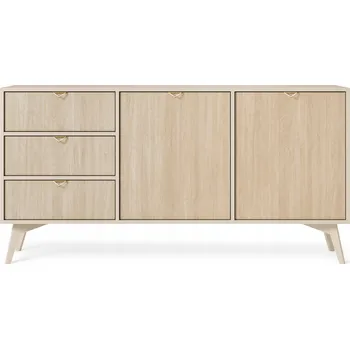 Komoda Komoda Euro-Meble 158 x 38 x 80 cm, béžové a zelené odstíny