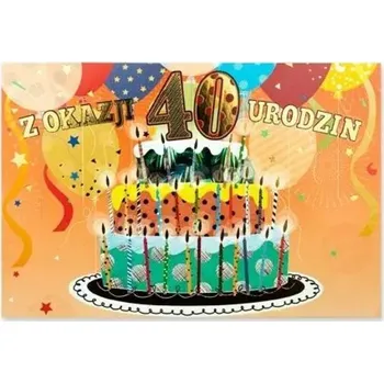 Obraz Přání B6 k 40. narozeninám