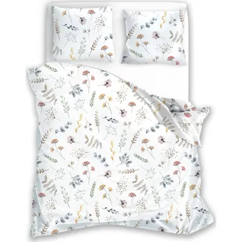 Povlečení Povlečení z mikrovlákna 022 HARMONY 160x200 cm + 2x 70x80 cm bílé