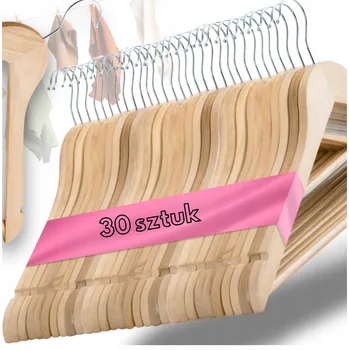 Věšák Šatní ramínko dřevěný Avante béžové a hnědé odstíny