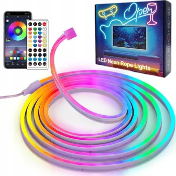 LED páska LED pásek 10M NEON RGB 720LED BLUETOOTH APLIKACE + DÁLKOVÝ OVLADAČ SADA IP65
