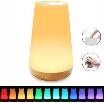 Lampička Stolní lampička NOČNÍ LAMPA LED bílá, výkon až 1,6 W