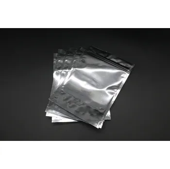 Sáček na potraviny Doypack sáčky se stříbrným provedením a průhledným okénkem. Rozměr 14x16+4 cm, 10 ks