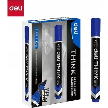 Permanentní popisovač kulatý 1,5 mm modrý ( 12 Ks )