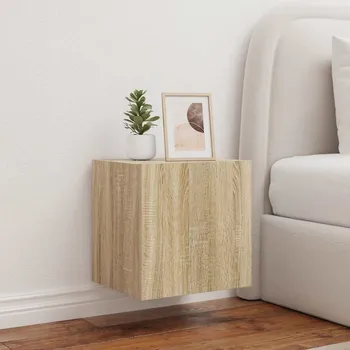 Komoda vidaXL Nástěnné TV skříňky s LED 2 ks 40,5 x 35 x 40 cm [837257] Barva: dub sonoma