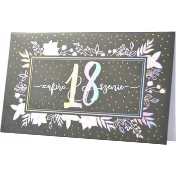 Obraz Pozvánky Kukartka ZP-009 Narozeniny 18 5 ks
