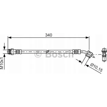 Brzdová hadice Brzdová hadice Bosch 1 987 481 424 - flexibilní