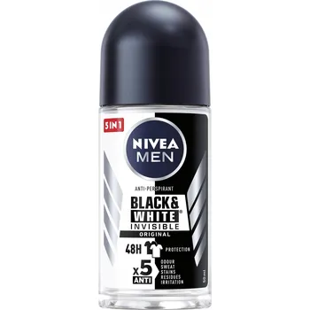 Nivea Men Black and White Invisible Original kuličkový antiperspirant 50 ml