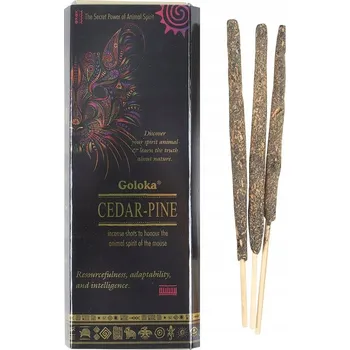 Čajovna Vonné tyčinky Goloka Cedar Pine DUCH MYSZY - zemský rituál pro přitažlivost, 1 balení